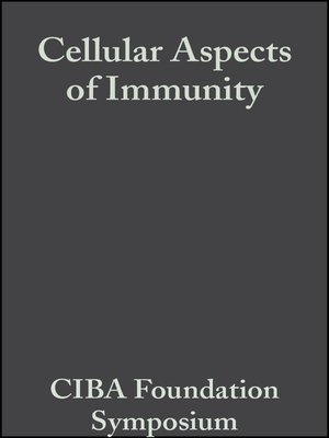 cover image of Cellular Aspects of Immunity